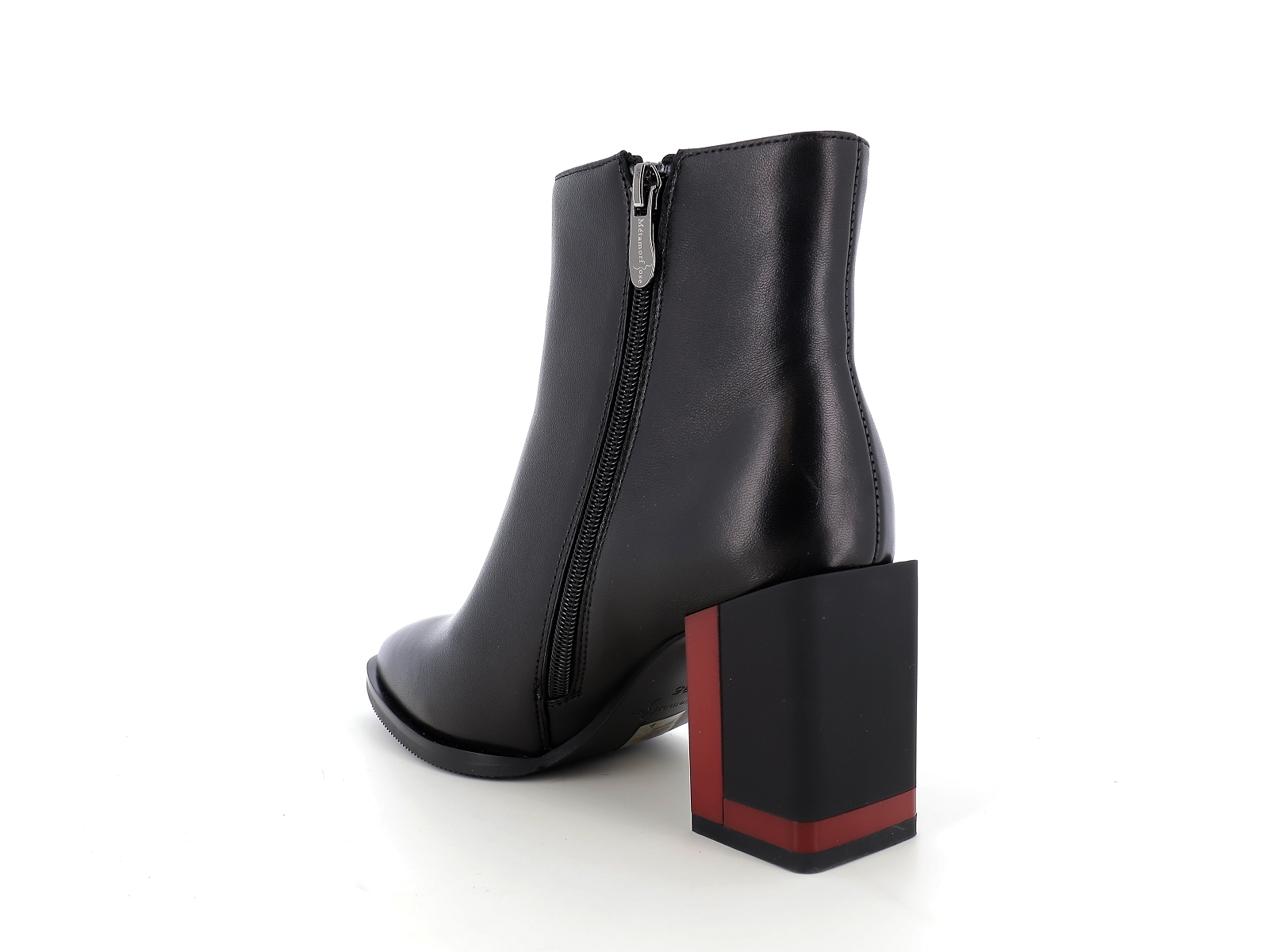 Metamorf ose-PALOTIN Cuir Noir Rouge