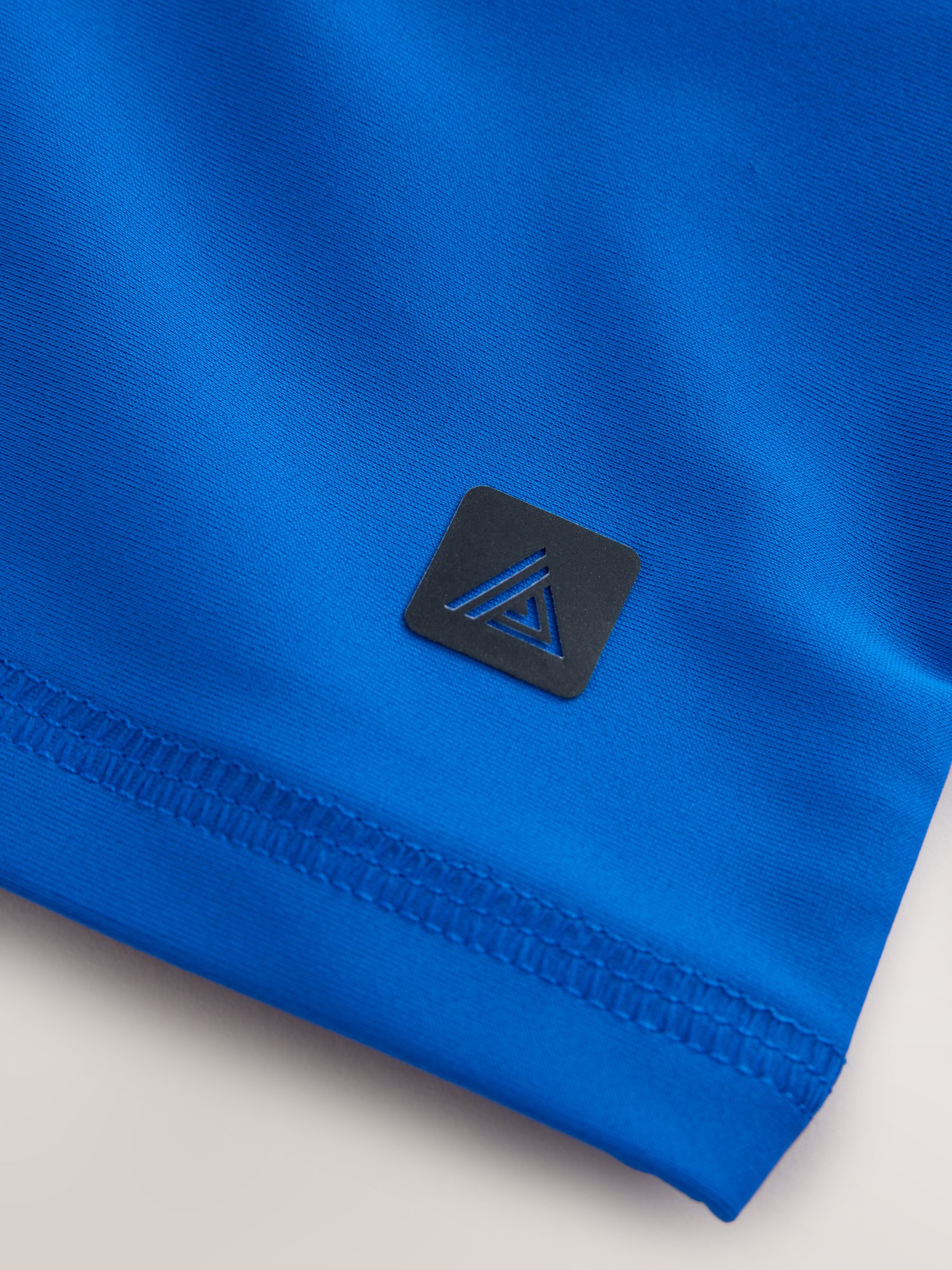 Kobaltblauw - Actief rash vest met korte mouwen