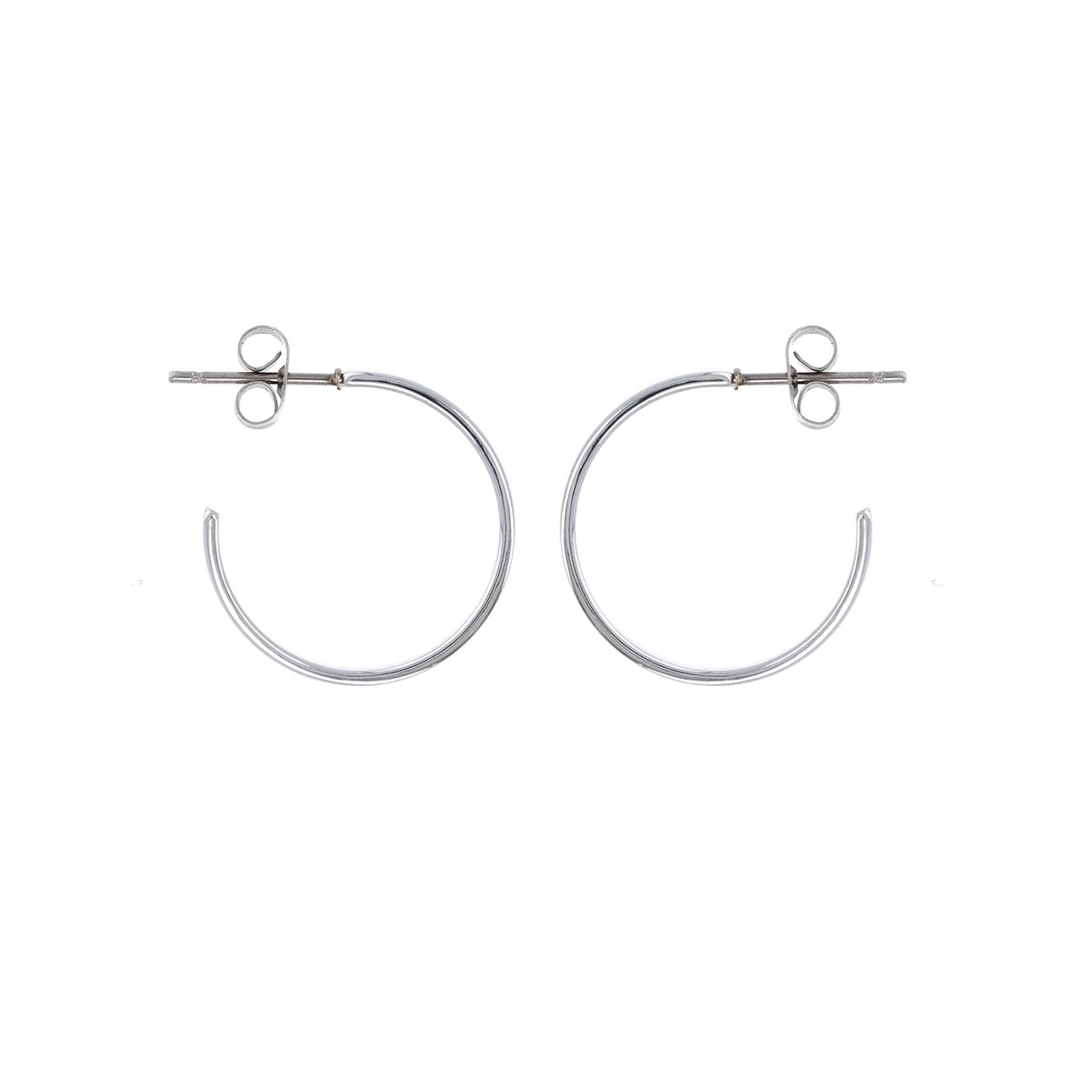 Boucles d'oreilles créoles acier 20MM