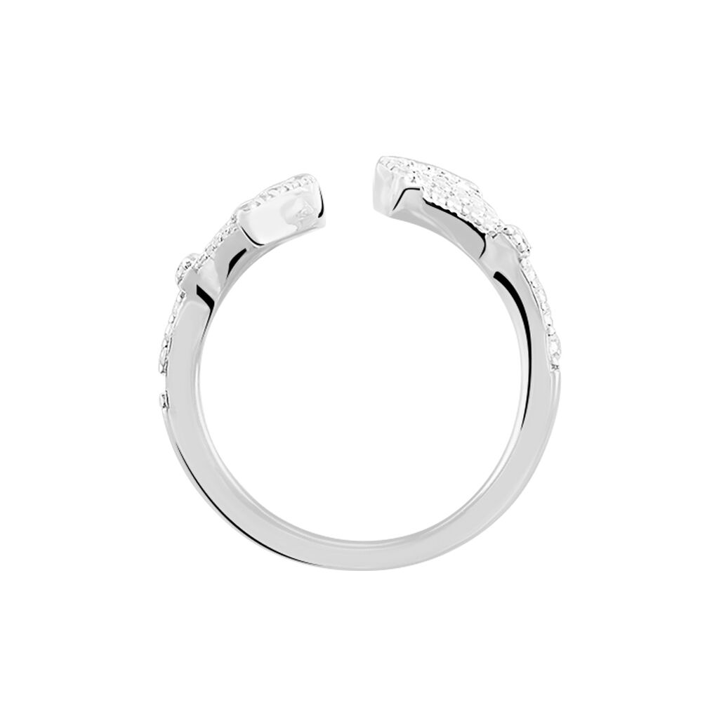 Bague Sarita Argent Blanc Oxyde De Zirconium