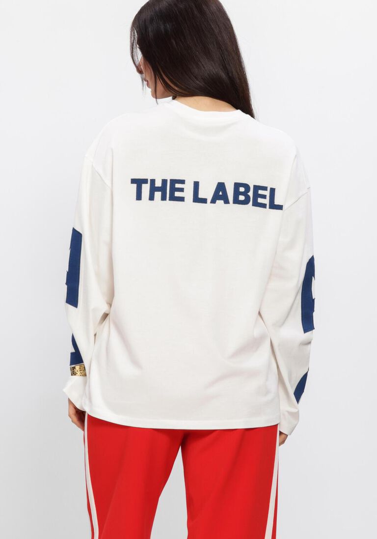 witte alix the label t-shirt ladies knitted patch longsleeve t-shirt