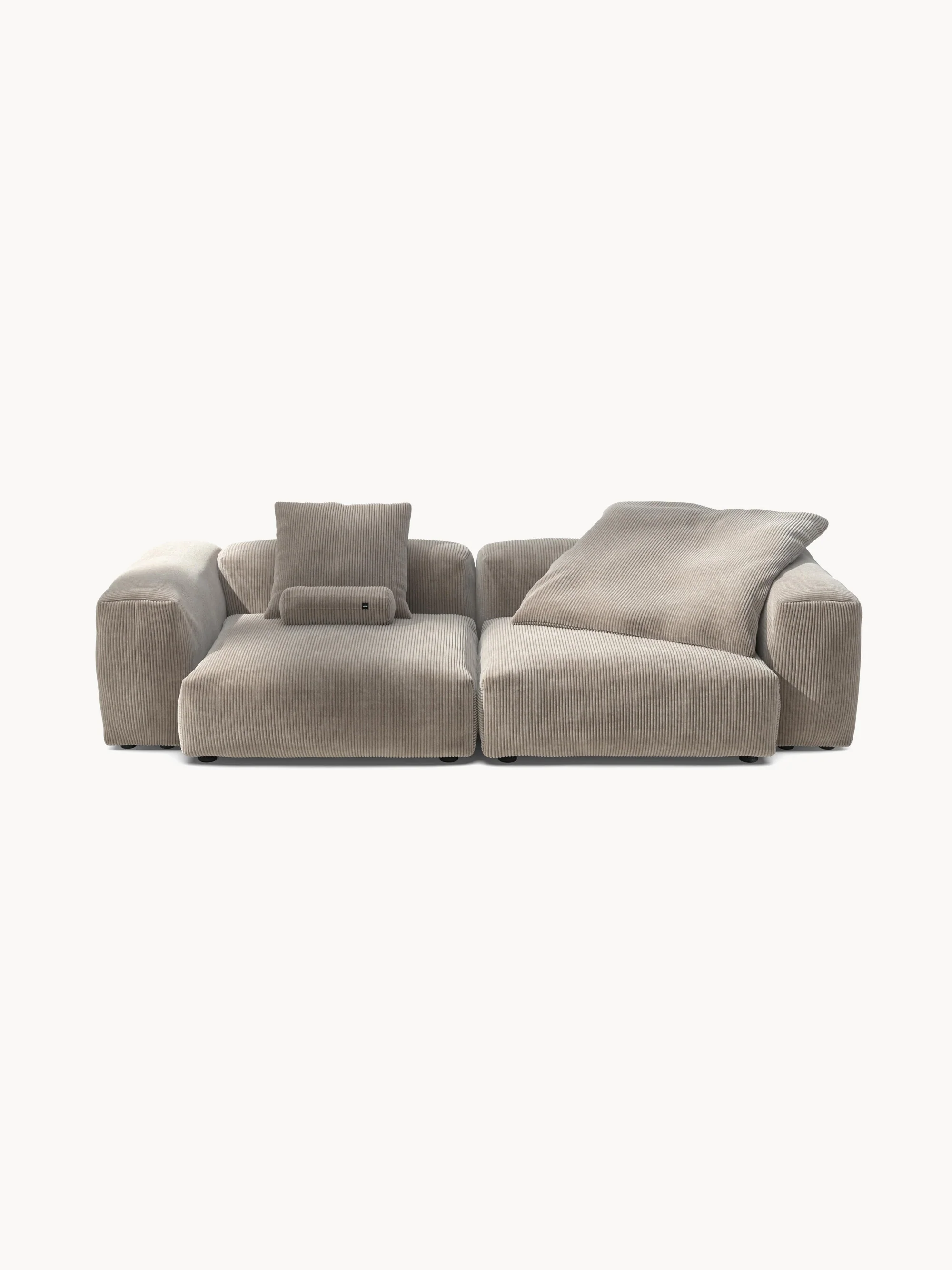 Modulaire bank Vetsak (3-zits) van corduroy