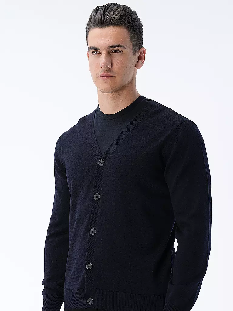 MAERZ Cardigan dunkelblau