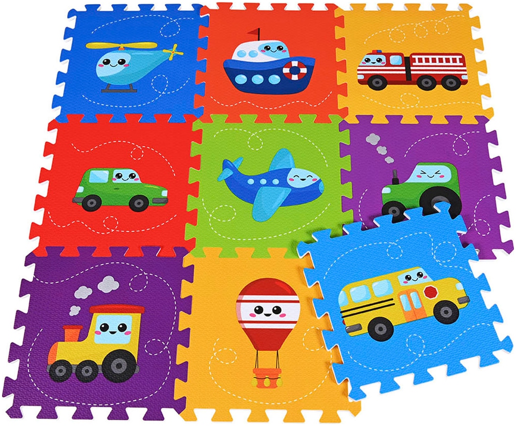 Knorrtoys® Puzzle »Fahrzeuge« Puzzlematte, Bodenpuzzle
