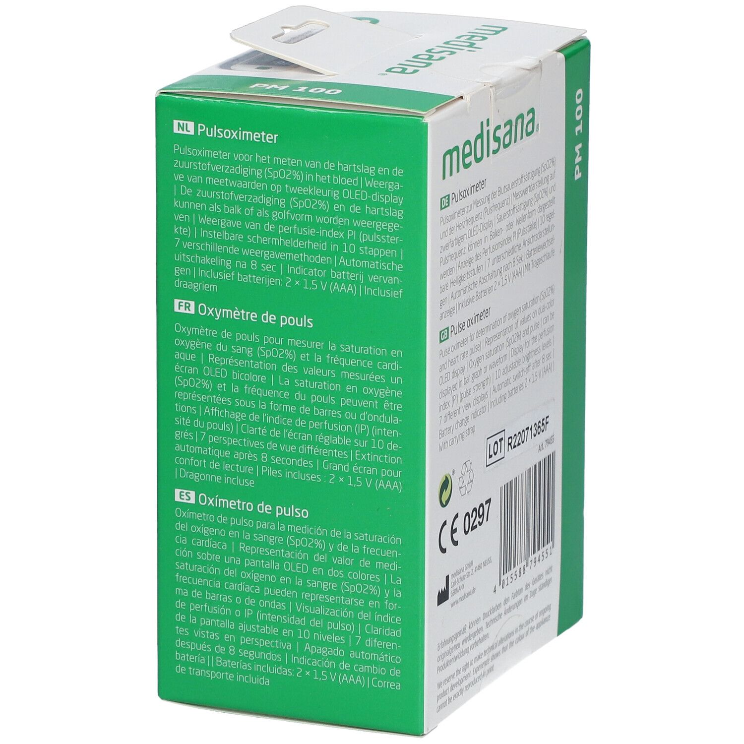 medisana PM 100 Pulsoximeter
