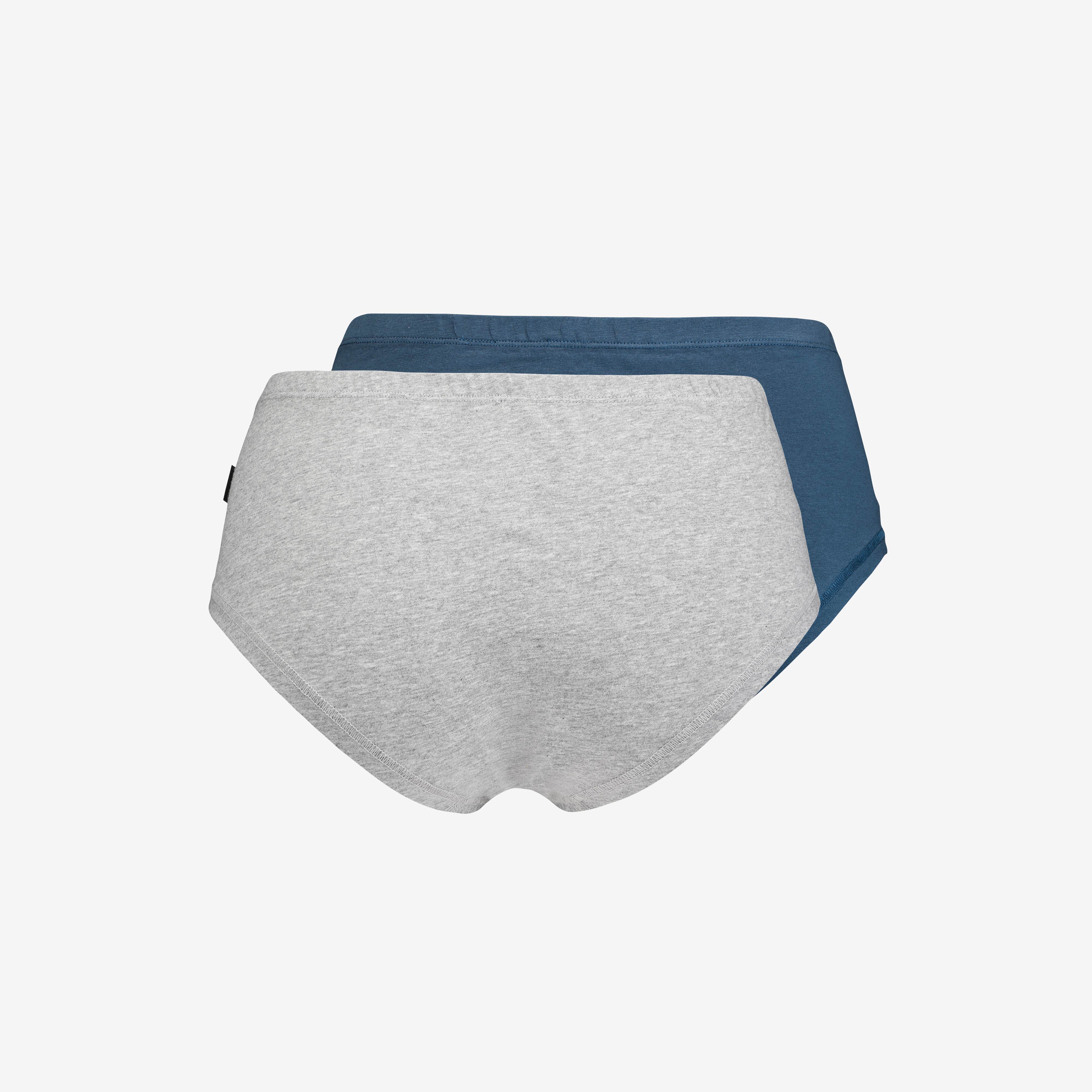 2-pack Ultimate Soft Hipster Dame Moonlit Ocean/Grey Melange