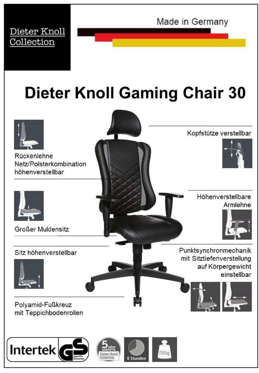 Dieter Knoll Gaming Stuhl GAMING CHAIR