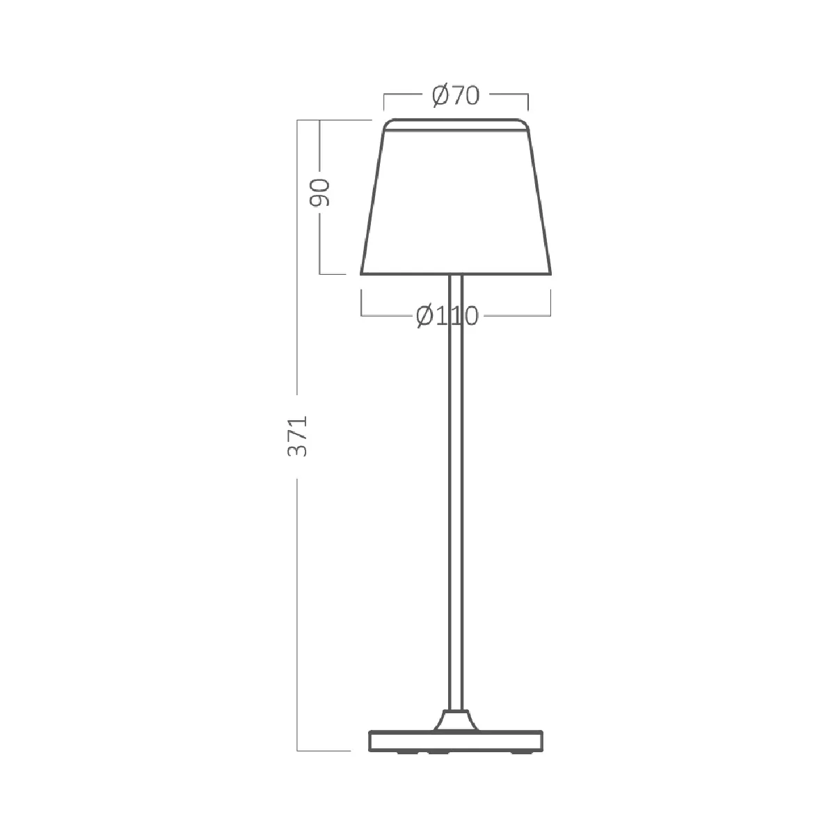 Lampe de Table BRAYTRON Rechargeable