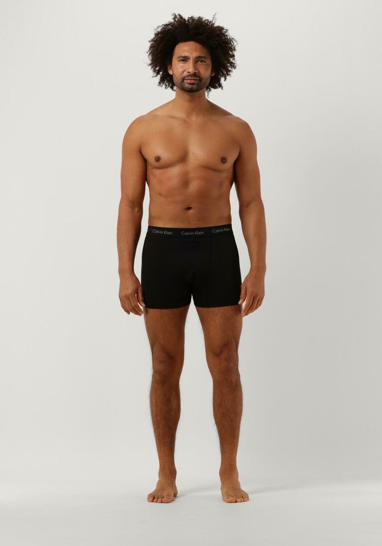 CALVIN KLEIN UNDERWEAR zwarte calvin klein underwear boxershort 3-pack trunks