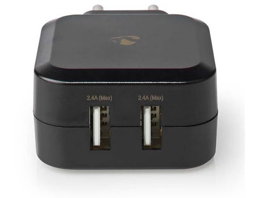 NEDIS - Chargeur secteur 2 sorties USB-A 24W