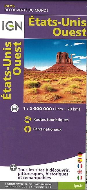 IGN - ETATS UNIS OUEST 1 2 000 000