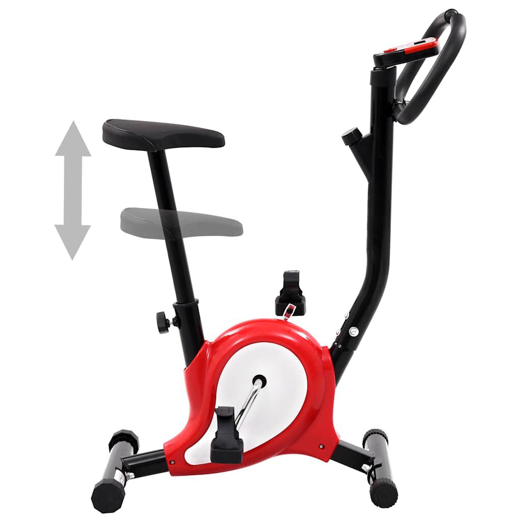 vidaXL Hometrainer met weerstandsband, rood
