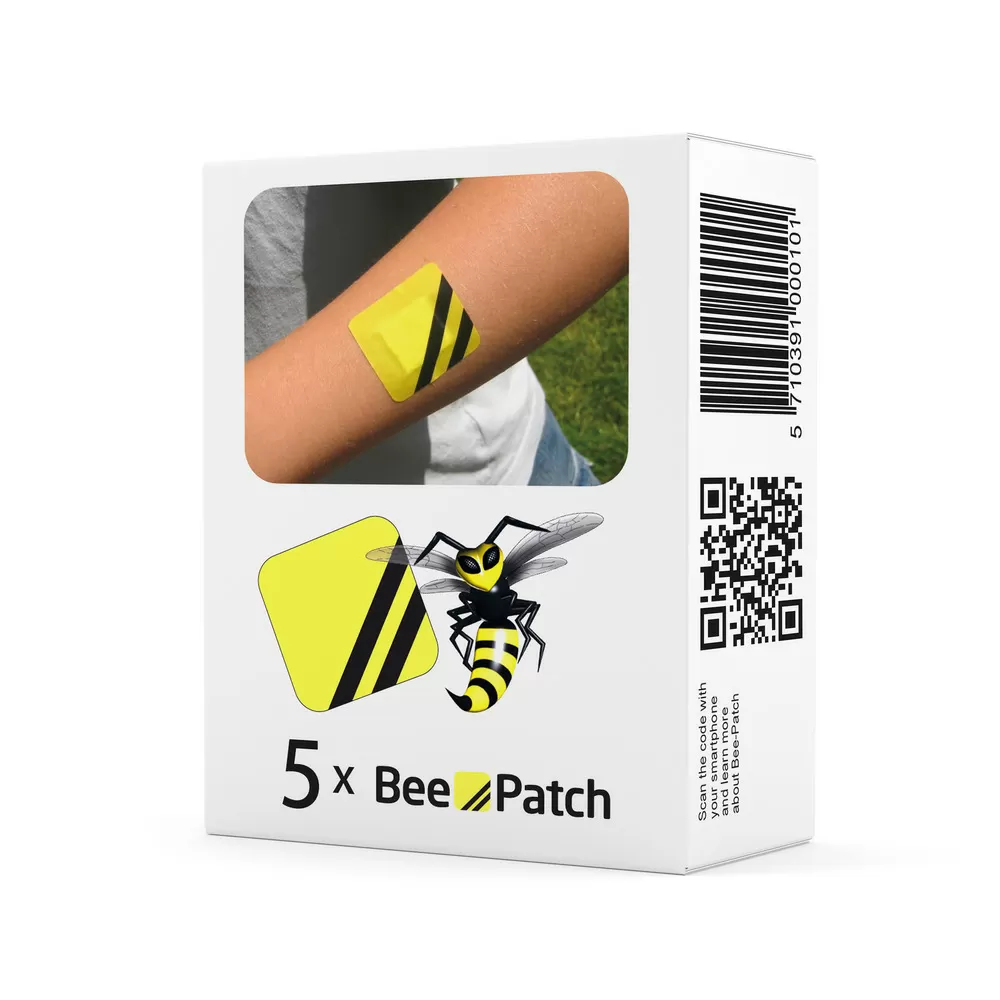 Bee Patch Plaster Til Bi & Hvepsestik - 5 stk.