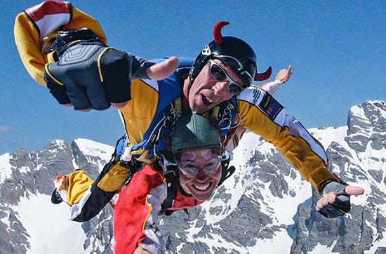 Fallschirm Tandemsprung in St. Johann Tirol