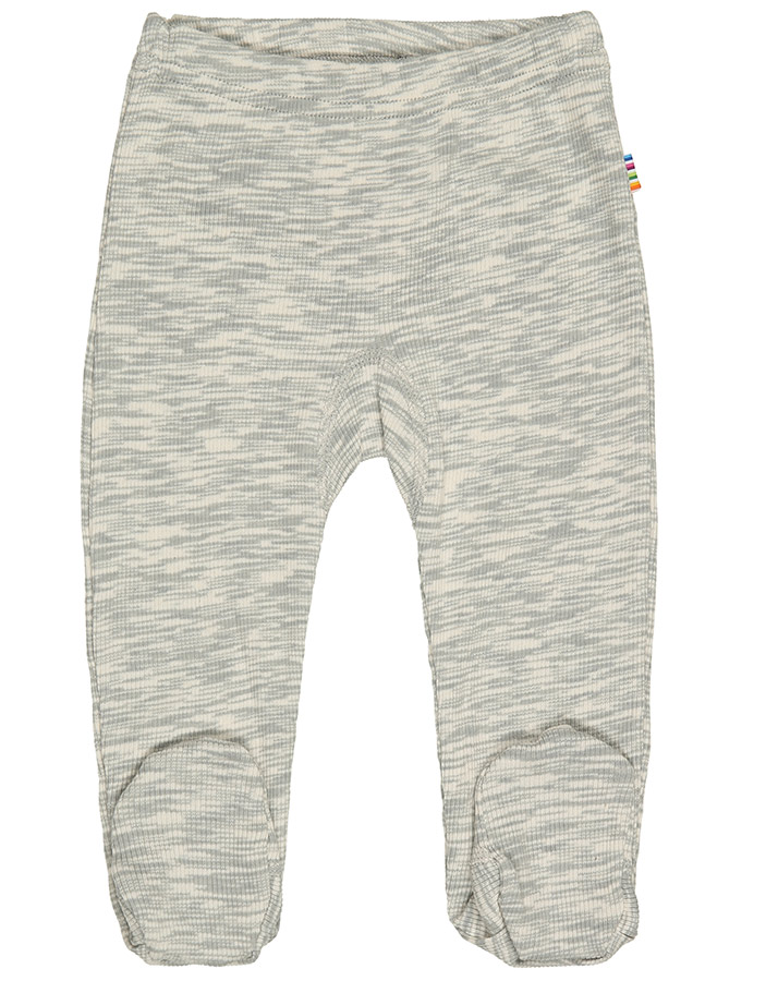 Schlupfhose BASIC MELANGE mit Fuß in grau