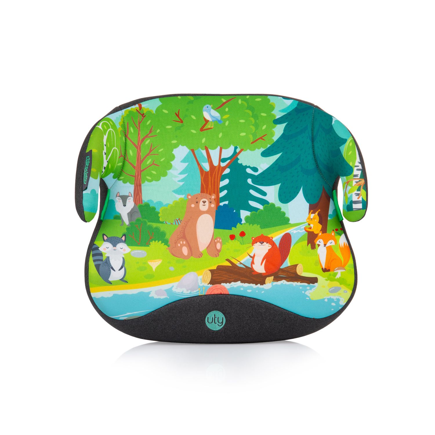 Chipolino Kindersitzerhöhung i-Size Uty (125-150cm) Gruppe 3, Bezug waschbar grün