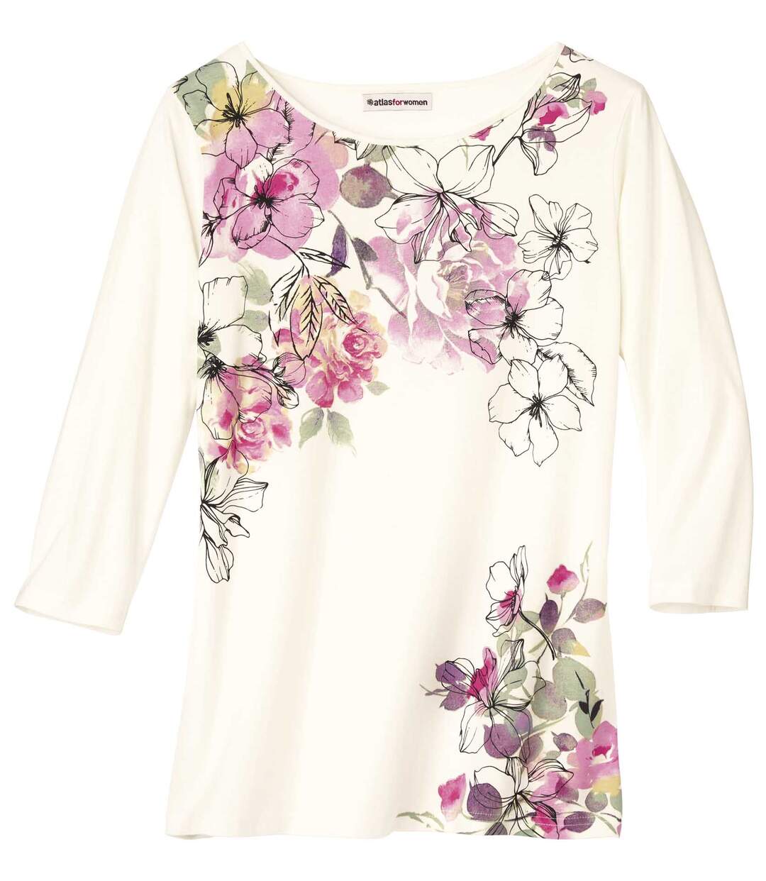 Tee-shirt Imprimé Fleurs