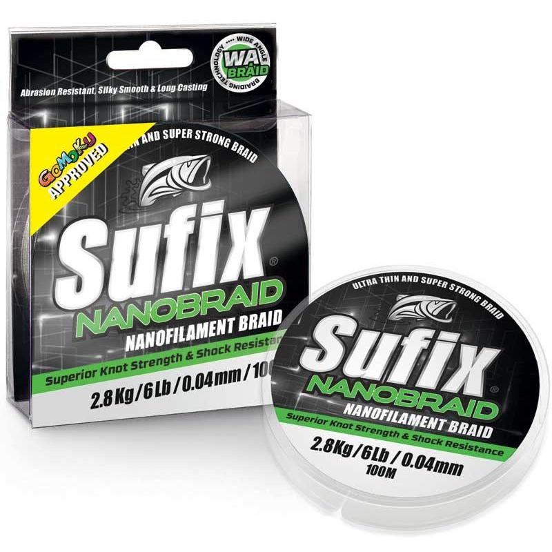 Tresse Sufix Nanobraid Chartreuse - 100M