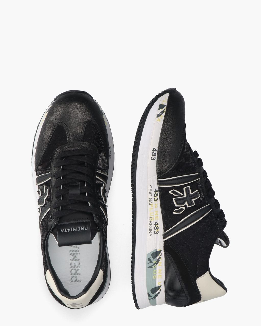 Premiata Conny 6987 Zwart Damessneakers