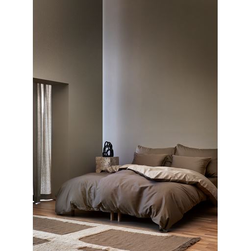 Høie Oslo Sengelinned, Soft Brown 140x220 cm