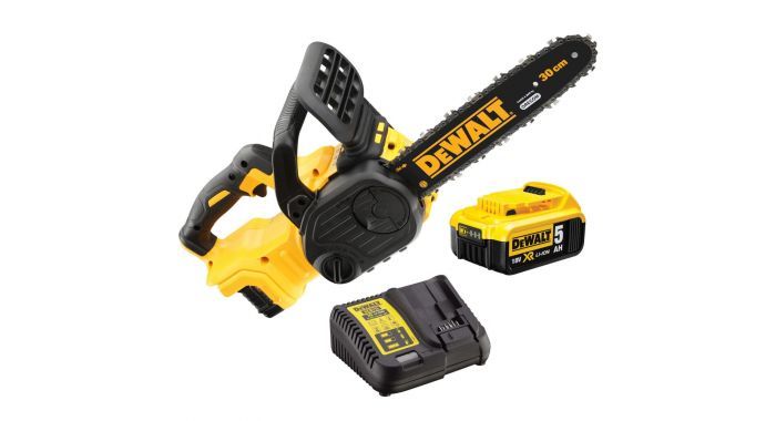DeWALT DCM565P1 18V Li-ion kettingzaag set (1x5.0Ah) - koolborstelloos