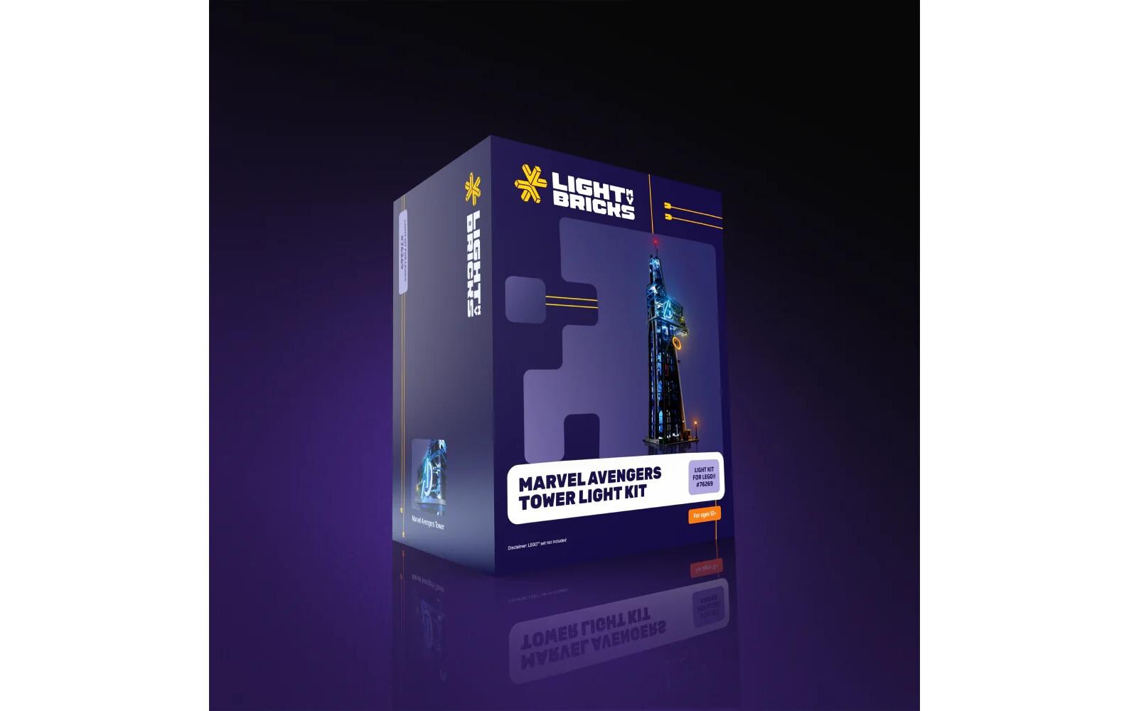 LED-Licht-Set für LEGO® LMB 2.0 für 76269 Avengers Tower<br>Beleuchtungs-Kit