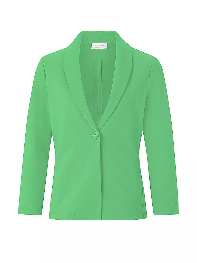 RICH & ROYAL Jerseyblazer grün