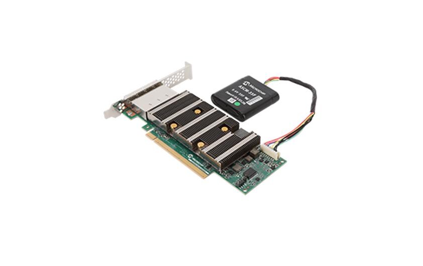 RAID-Controller SmartRAID 3254-16e<br>24 Gbps PCIe Gen 4 SAS/SATA/NVMe SmartRAID Adapter mit 16 externen nativen Anschlüssen und LP/MD2-Formfaktor