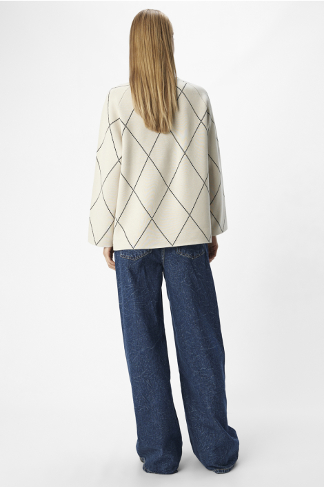 Object beige dames trui