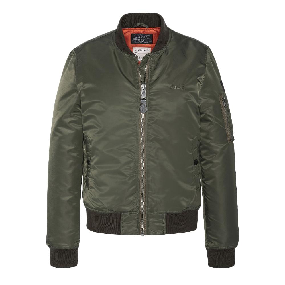 Schott Bomber Kaki Femme Schott Femme JET17W