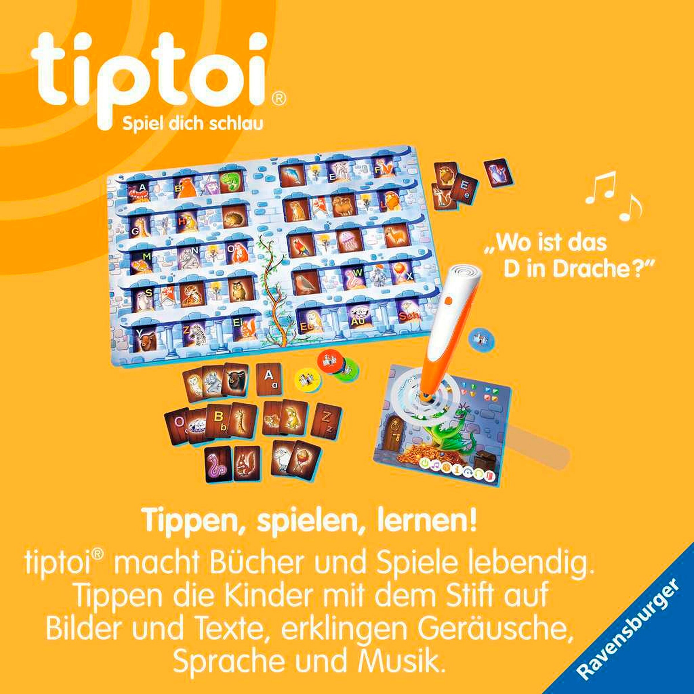 Ravensburger - TIPTOI Schatzsuche in der Buchstaben-Burg