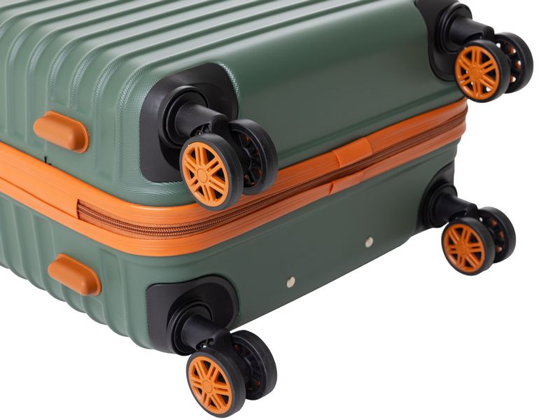 FTM Reisekofferset Explorer, 3-teilig, Grün Drei Trolleys unterschiedlicher Grösse