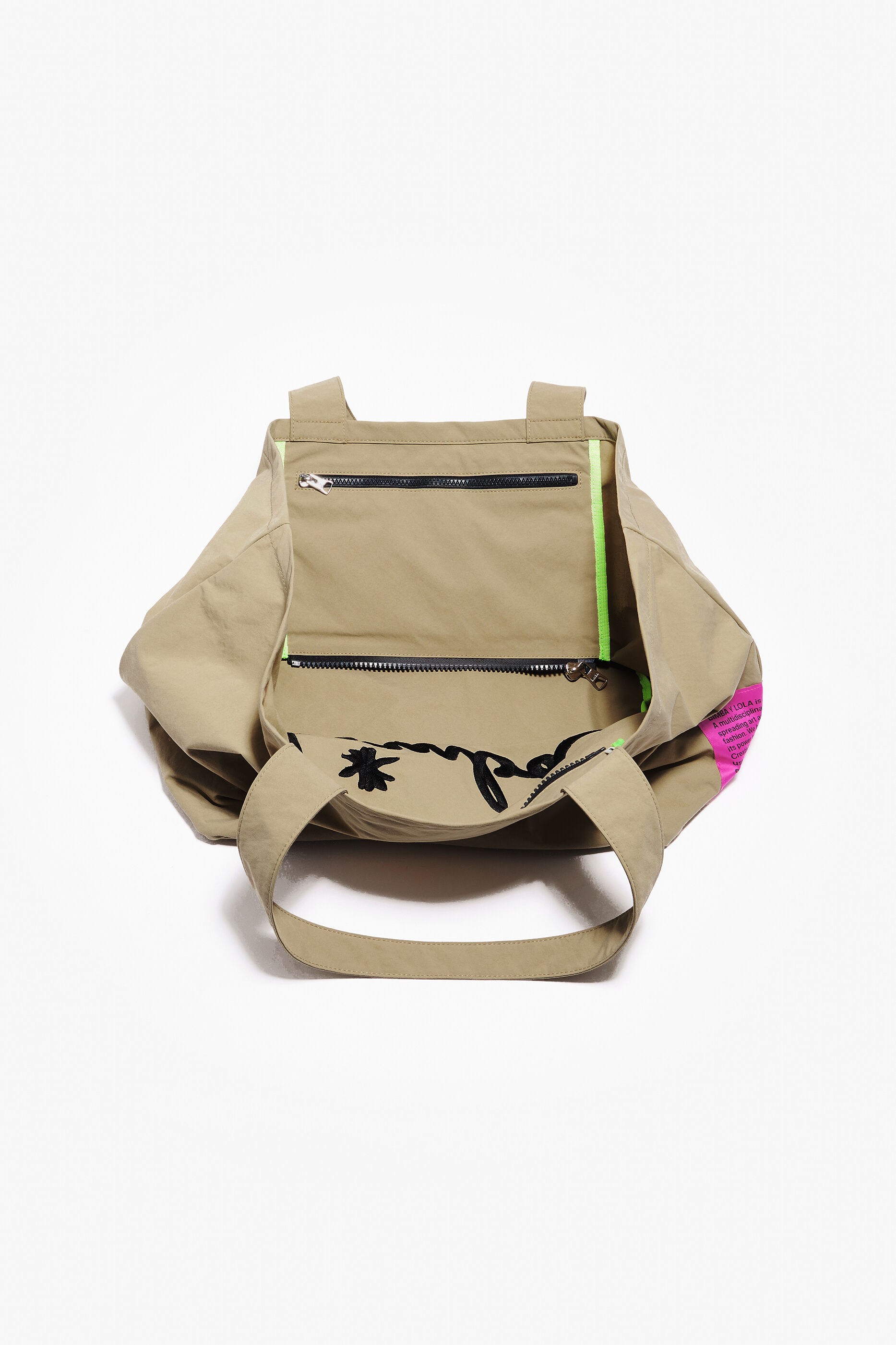 Sacola de compras tamanho XL em nylon natural