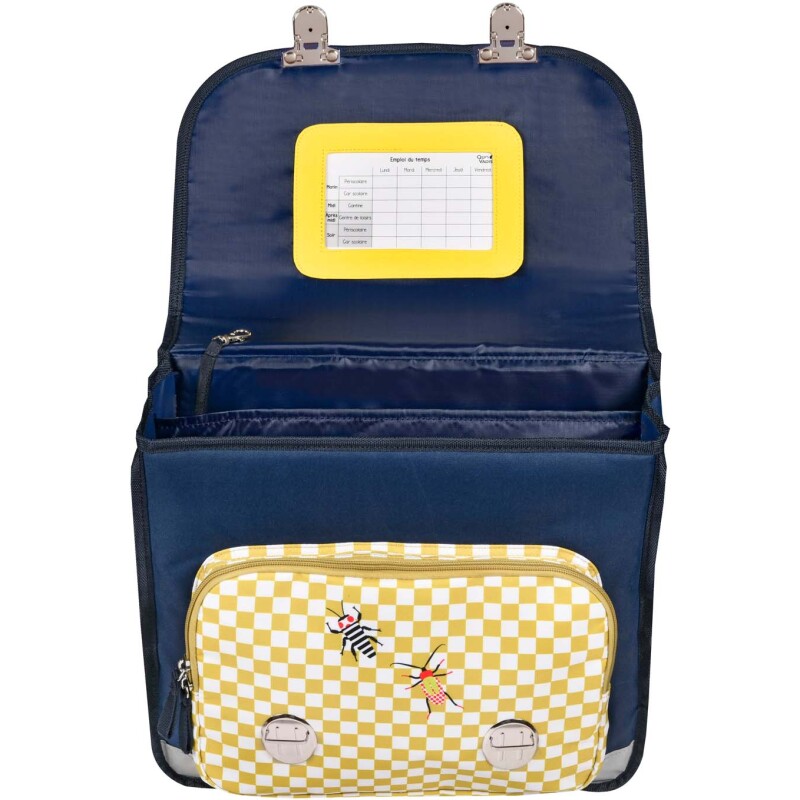 Quo Vadis - Cartable scolaire - Animascot - Multicolore - 36x30x14 cm - Toile (polyester) - 2 compartiment(s) - Avec bretelles et poignée