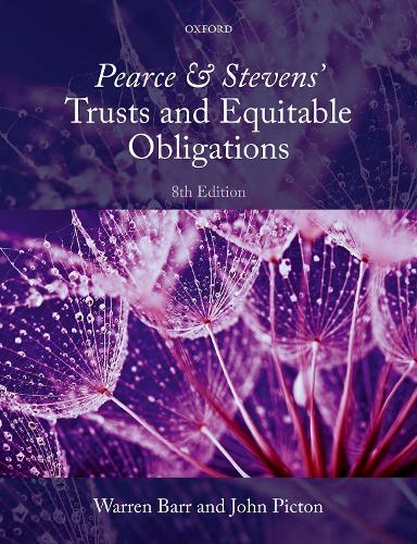 Pearce & Stevens' Trusts and Equitable Obligations (Paperback)