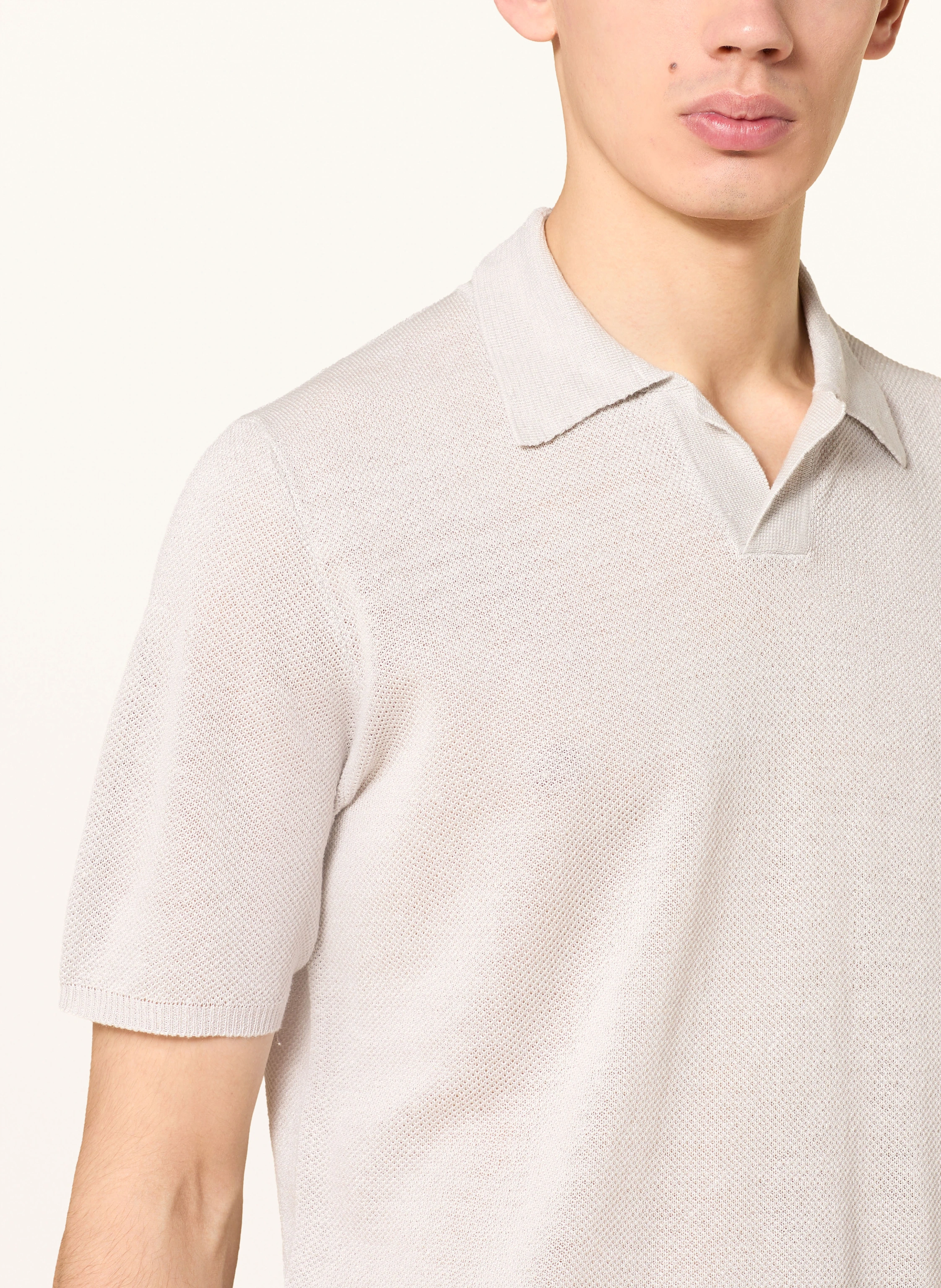 roberto collina Strickshirt aus Leinen