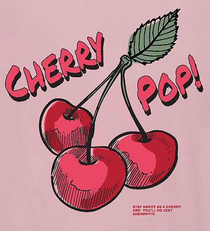 Kids Only T-Shirt - KogCharlotte Life - Rosélöffelbi/Cherry