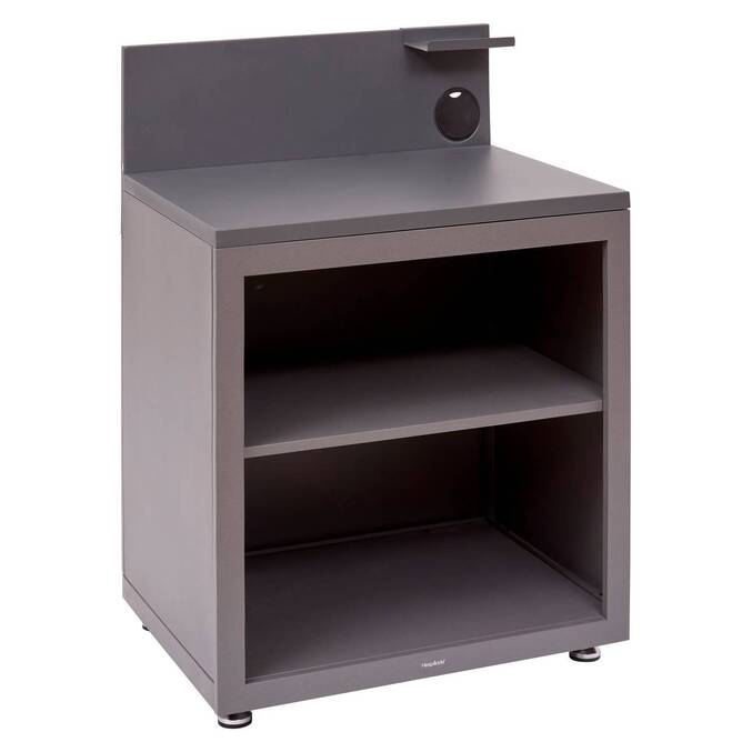 Module avec étagère pour cuisine d'été OXYANA Graphite