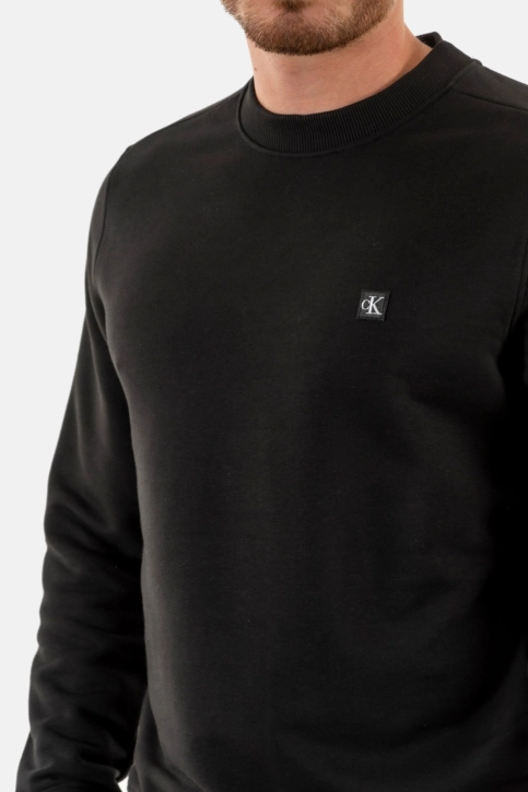 Sweat calvin klein jeans embro badge beh ck black