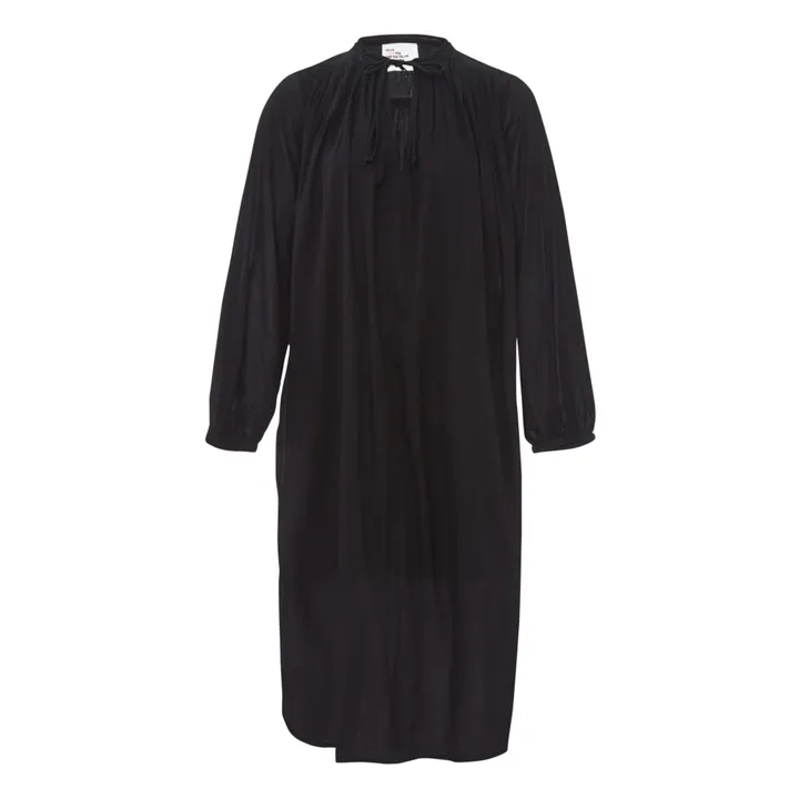 Leon & Harper Robe Rizhom Coton Bio | Noir