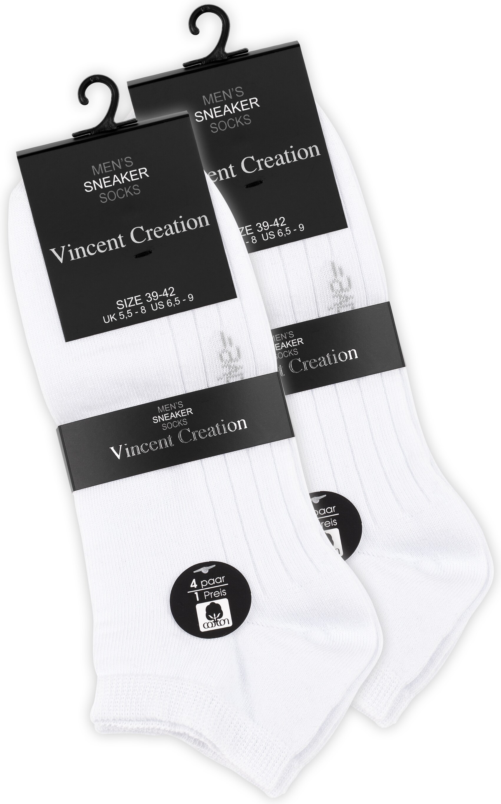 Vincent Creation® 8 Paar Sneaker Socken