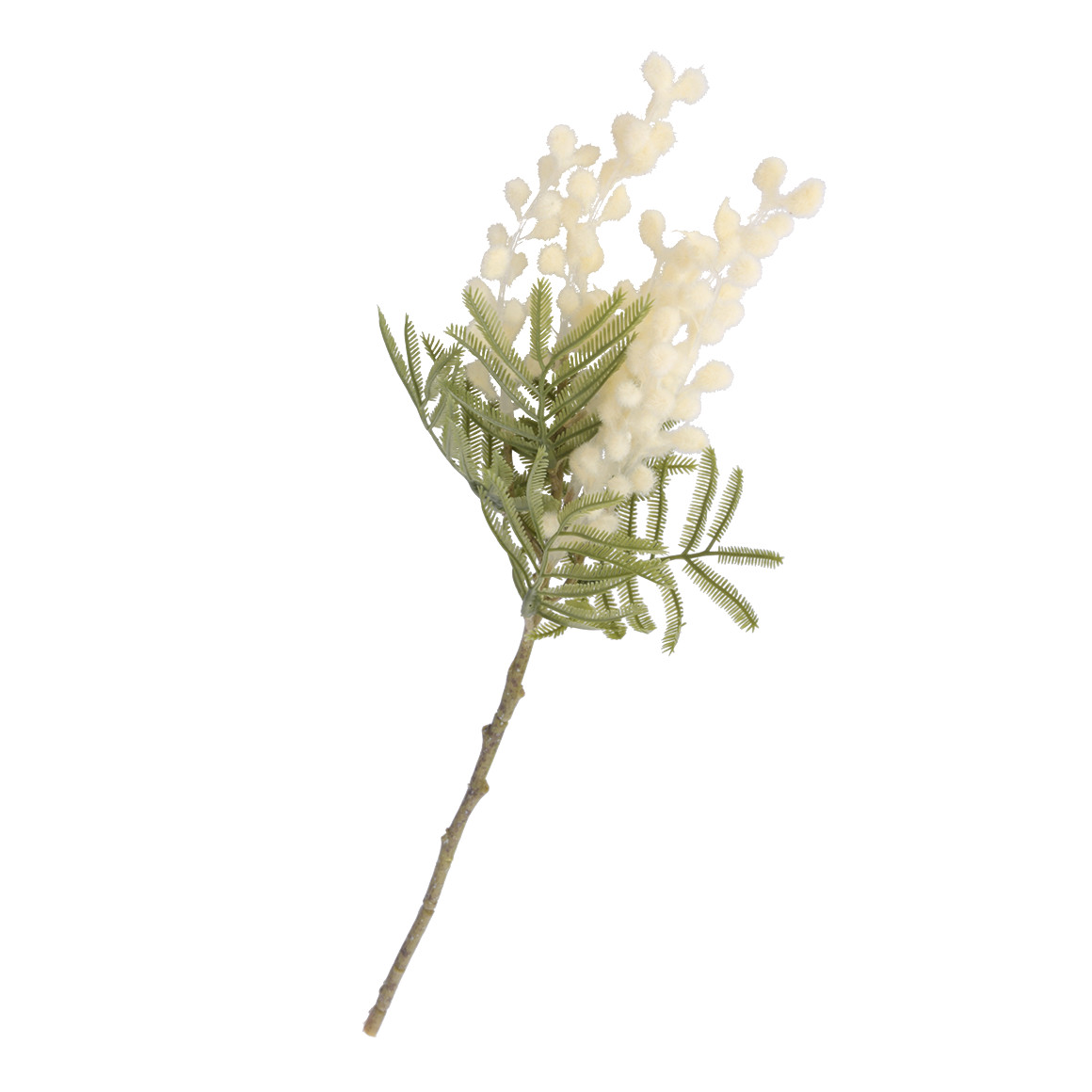 Kunstblume Mimose weiss