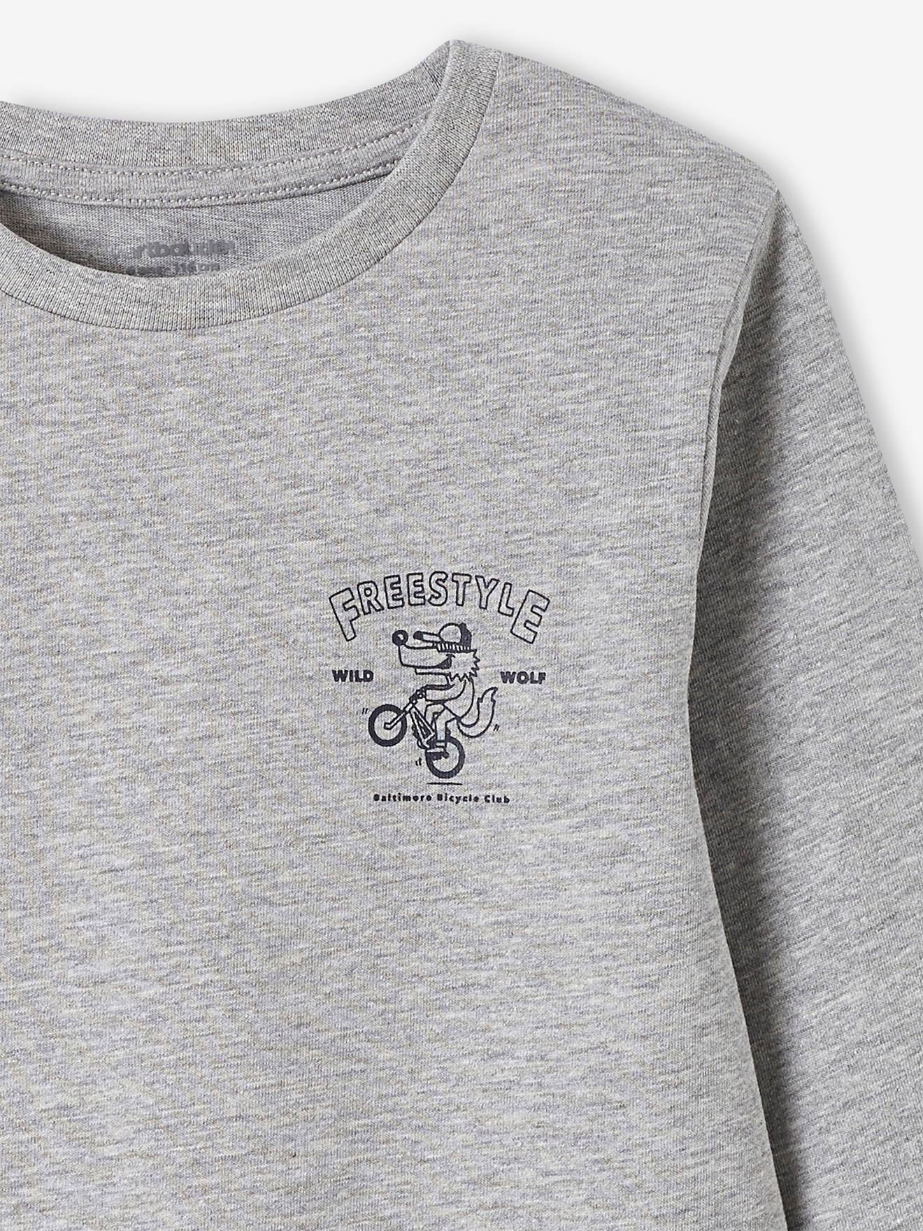 Conjunto de 3 camisetas de manga comprida sortidas para meninos, azul marinho