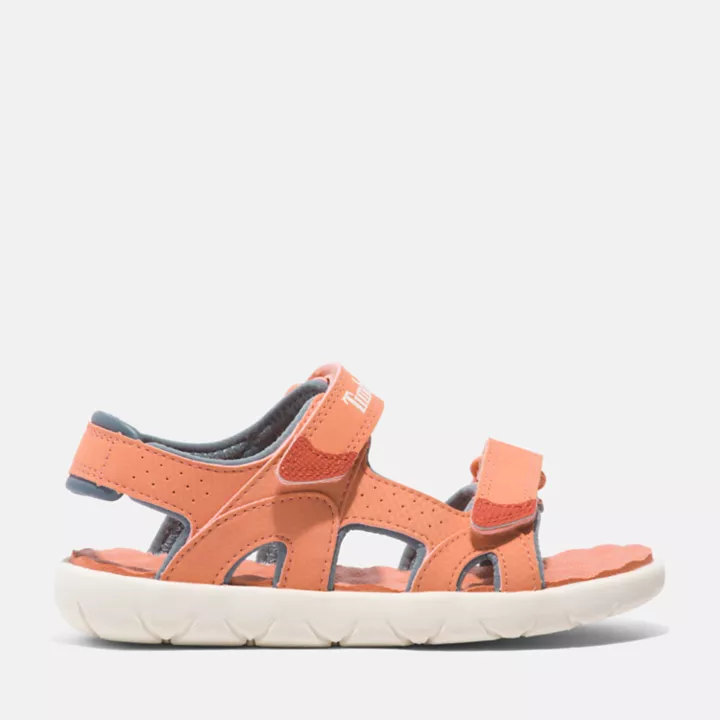 Sandales à double bride Perkins Row junior en orange clair