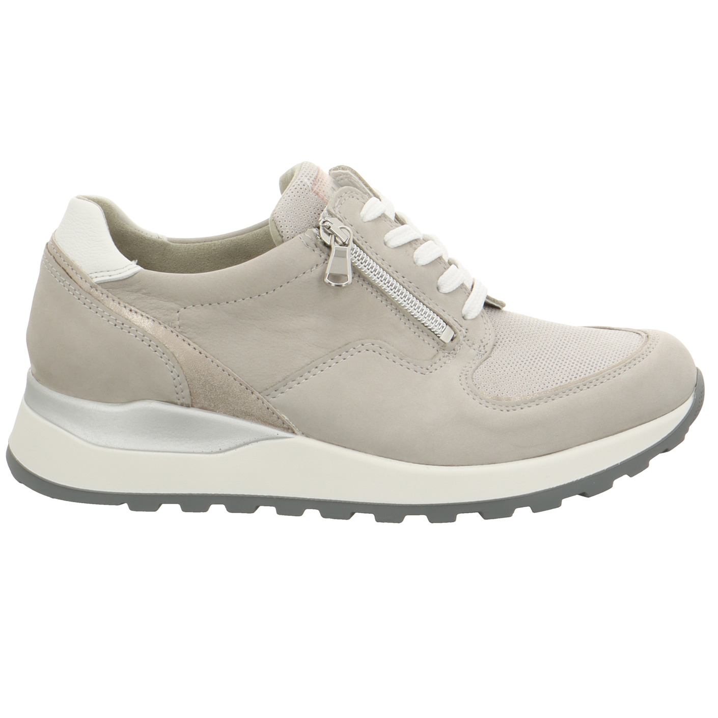 Schnürschuhe grau