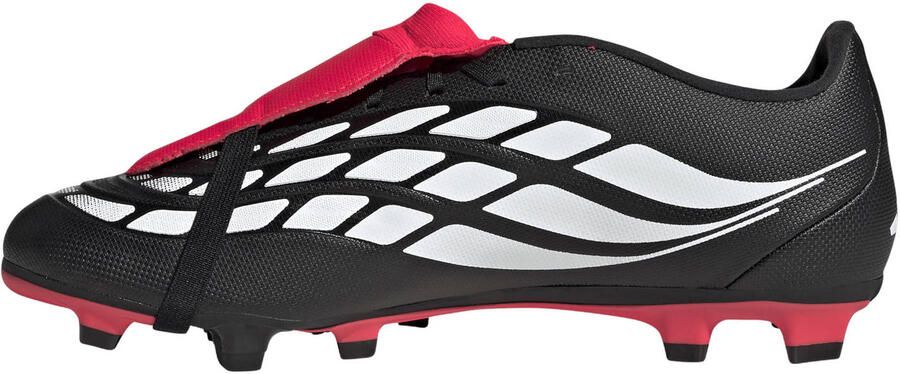 Adidas Perfor ce Predator Club Fold-Over Tongue Firm Ground Multi Ground Voetbalschoenen Unisex Zwart