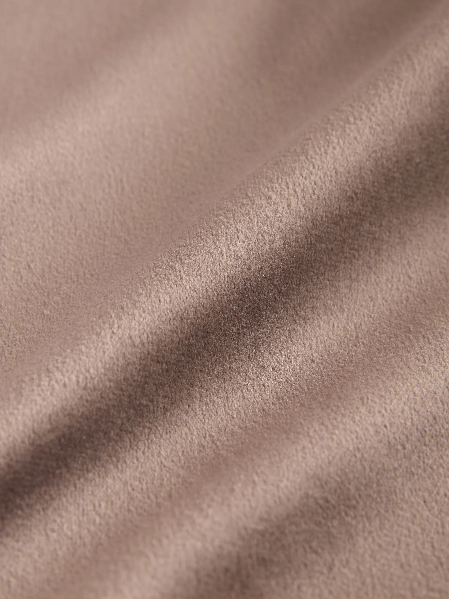 Taupe - Slim Fit - Velvet blazer met zelfrevers
