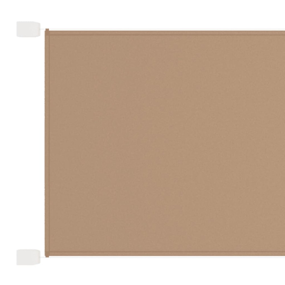 Auvent vertical 100x420 cm tissu oxford taupe