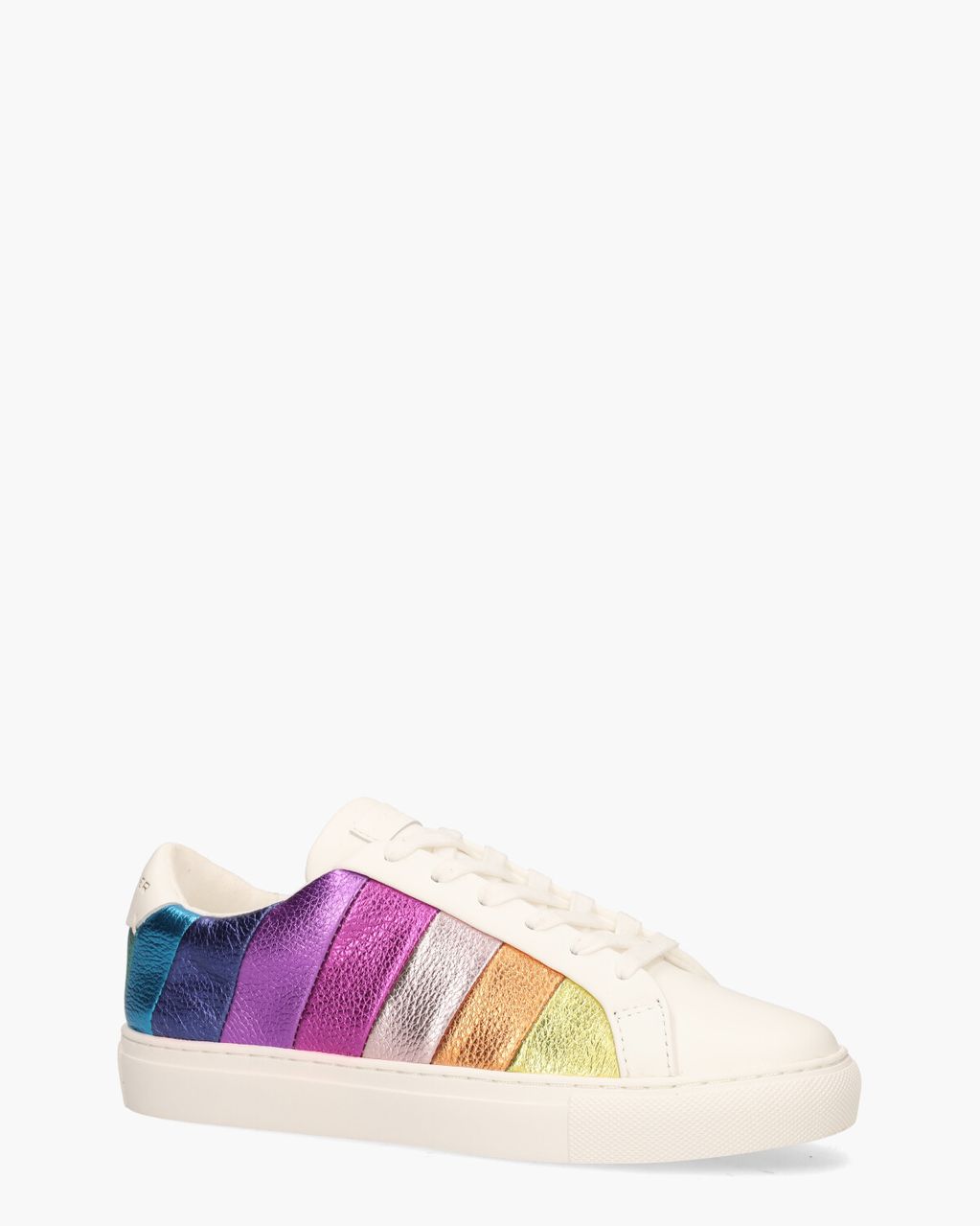 Kurt Geiger Lane Stripe Sneaker Wit/Multicolor Damessneakers