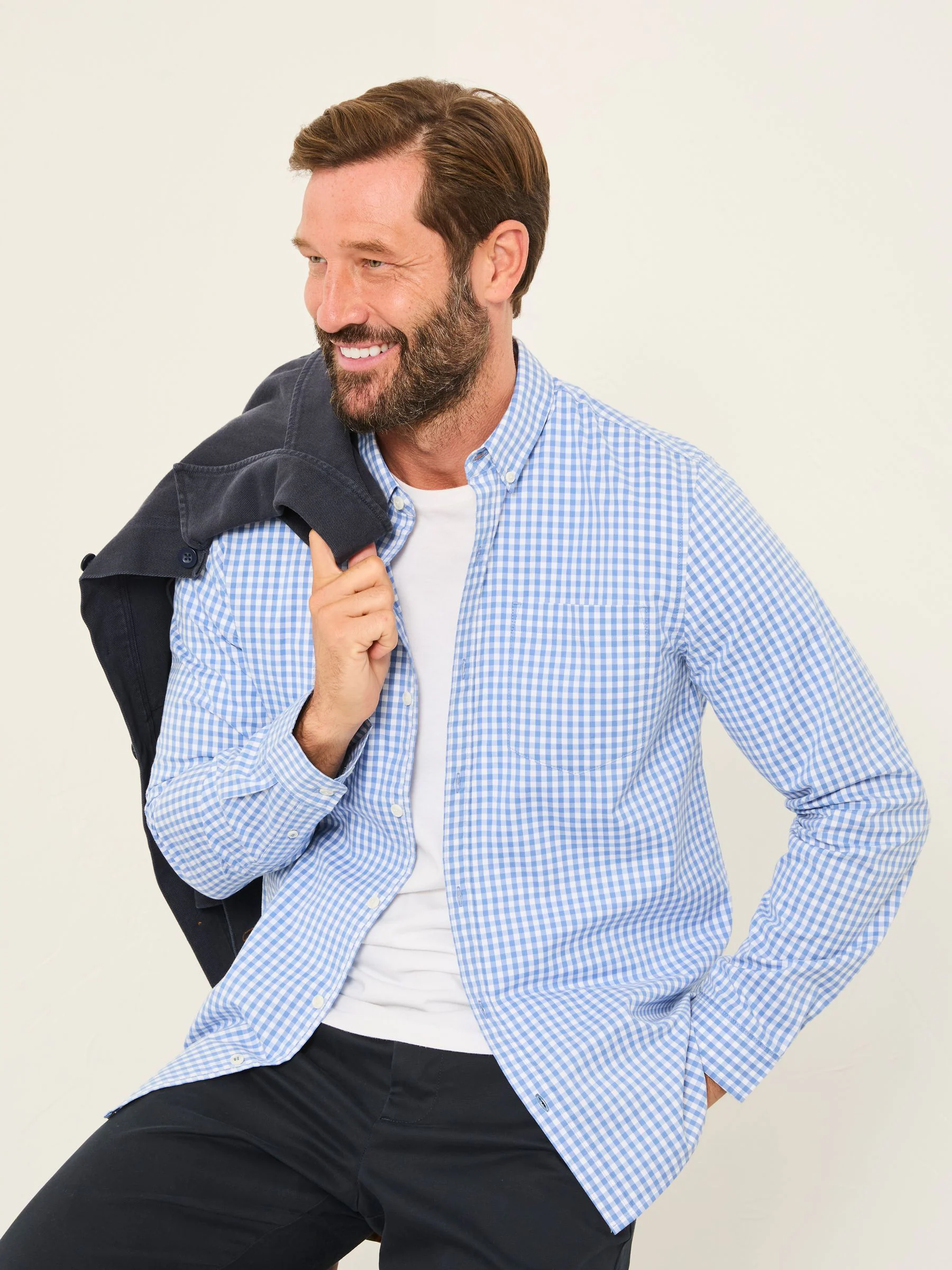 FatFace Long Sleeve Gingham Check Shirt